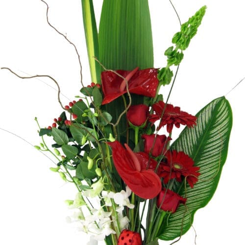 Bouquet d'amour paradisiaque