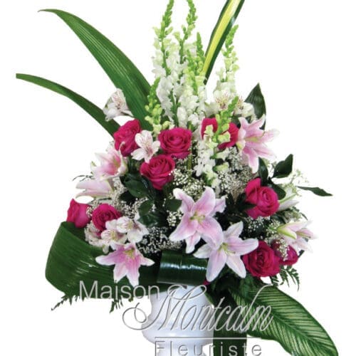 Corbeille Rose Douceur