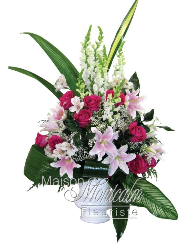 Corbeille Rose Douceur