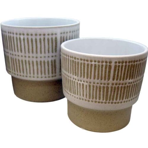 Cache pot 2 tons neutres