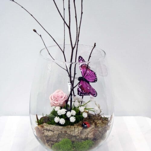 Jardin de vie (rose éternelle)