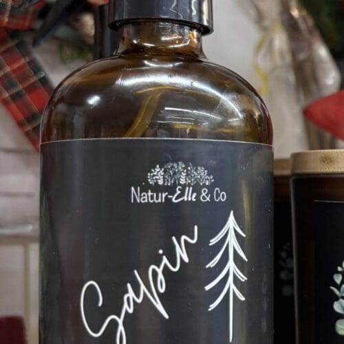 Bruine d'ambiance au sapin